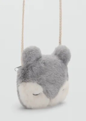 Crossbody tas van imitatiebont