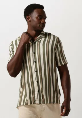 olijf anerkjendt casual overhemd akleo s/s viscose aop